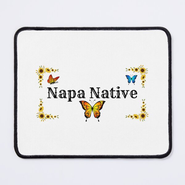 Item preview, Napa Native Butterfly Flowers Design designed and sold by rhodabear.