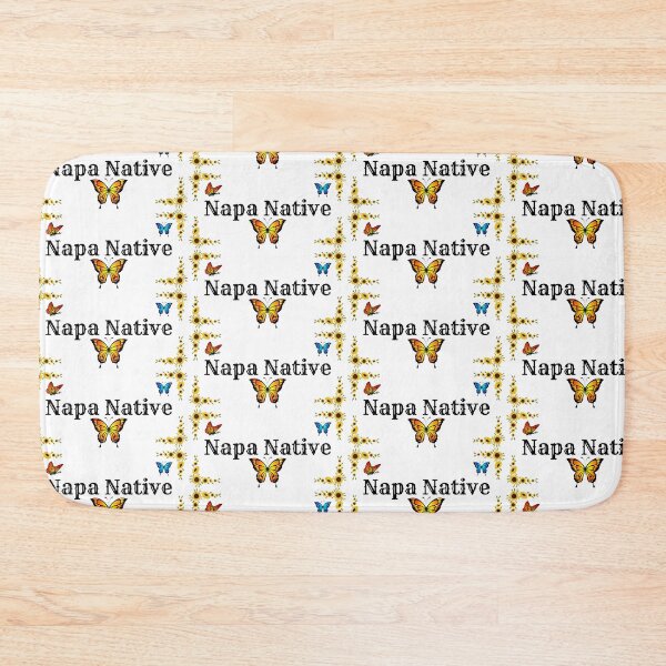 Item preview, Napa Native Butterfly Flowers Design designed and sold by rhodabear.