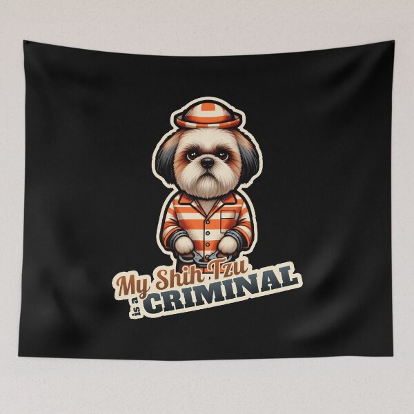 Item preview, Criminal Shih Tzu  designed and sold by ThisDress.