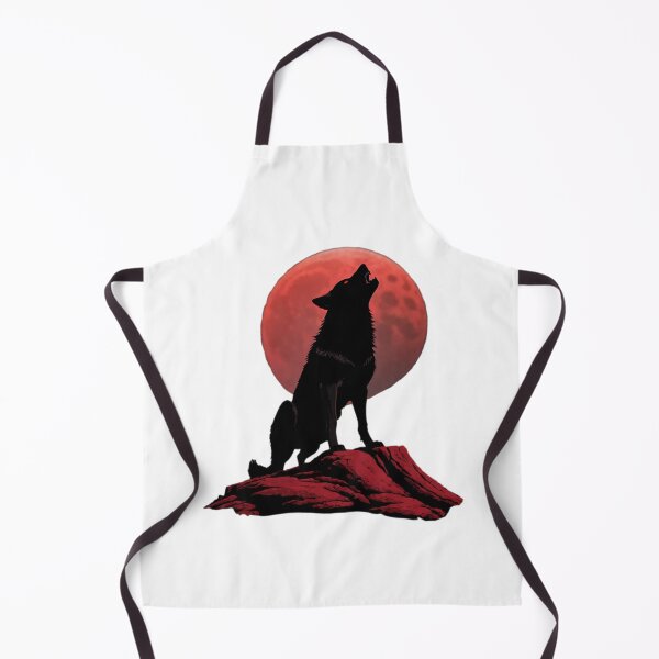 Item preview, Wolf Howl and Moon (Red) designed and sold by KeopsMurat.