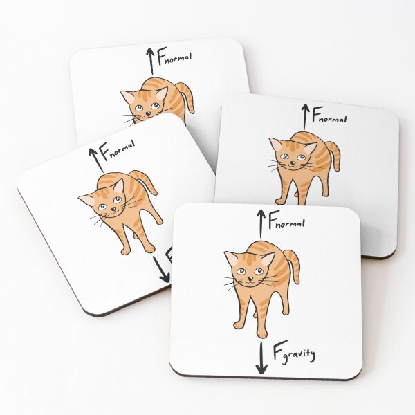 Item preview, free-body cat designed and sold by math-guy.