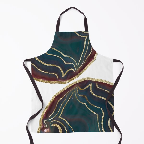Item preview, Teal Red Agate Gold Glam #1 (Photo of Foil Only - Not Reflective) designed and sold by Anita's & Bella's Art.