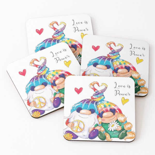 Item preview, Village Secret Santa Hippies: Love is Power designed and sold by Bettina  Kienitz.