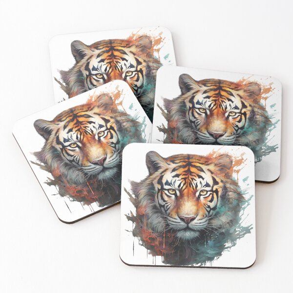 Item preview, Tiger portrait designed and sold by toaderbogdan88.