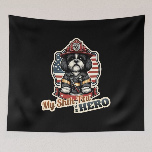 Item preview, Shih Tzu Fireman designed and sold by ThisDress.