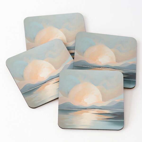 Item preview, Pastel Impressionistic Sunset designed and sold by colorvisionart.