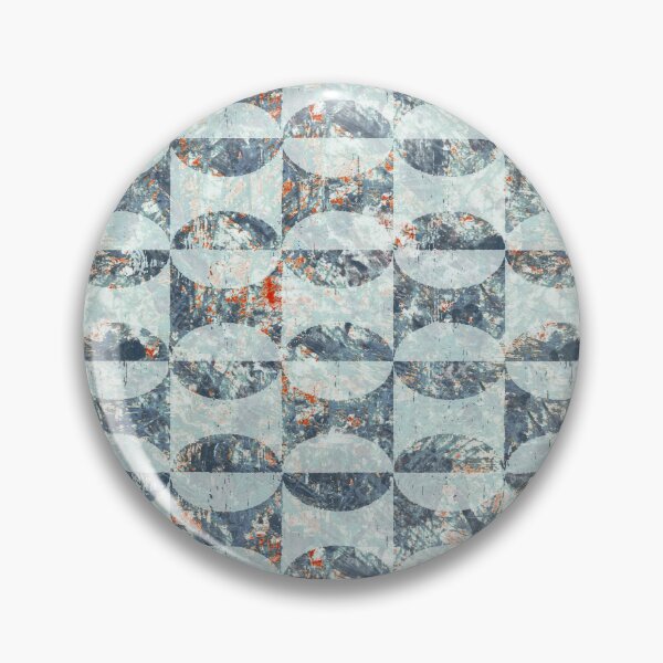 Item preview, Geometric distressed background	blue designed and sold by Alessandro Remo Mazzoni Remotextiles.