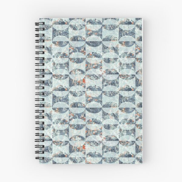 Item preview, Geometric distressed background	blue designed and sold by Alessandro Remo Mazzoni Remotextiles.