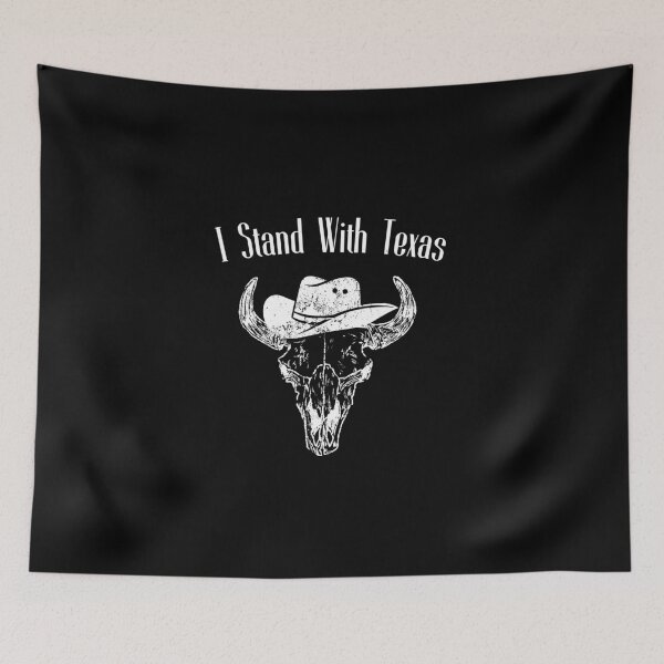 Item preview, I Stand With Texas. Cow Skull In A Rangers Hat Art designed and sold by LiliDedula.