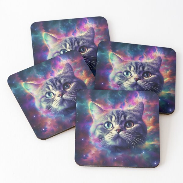 Item preview, Galacticat pretty eyes pattern designed and sold by SmileshareShop.