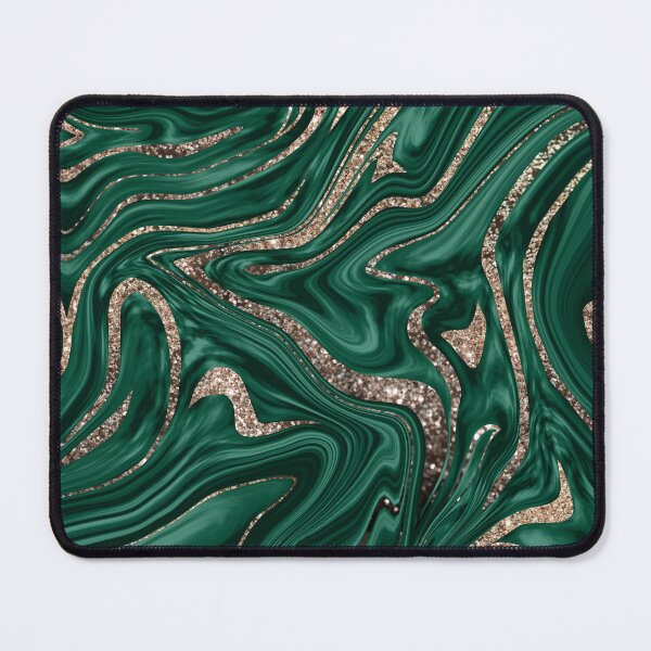 Item preview, Emerald Green Black Gold Glam Marble #1 (Photo of Glitter Only - Not Reflective) designed and sold by Anita's & Bella's Art.