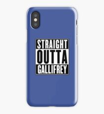 STRAIGHT OUTTA GALLIFREY iPhone Case/Skin