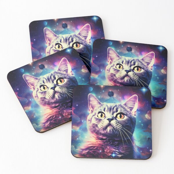 Item preview, Galacticat pretty eyes pattern designed and sold by SmileshareShop.