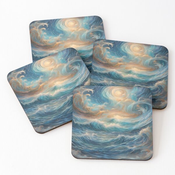 Item preview, Eternal Tides - Oceanic Landscape Digital Art designed and sold by colorvisionart.