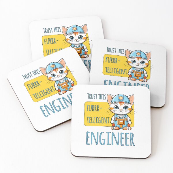 Item preview, Trust this furr-telligent engineer designed and sold by KaiLabsArt.
