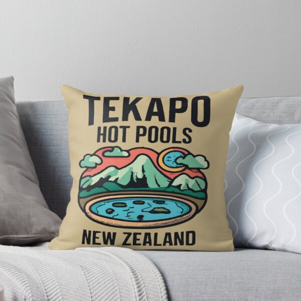 Item preview, Tekapo Hot Springs, Hot Pools New Zaland Travel, Vintage designed and sold by UrbanGraphixs.