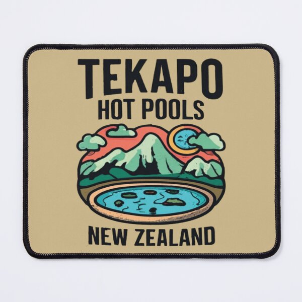 Item preview, Tekapo Hot Springs, Hot Pools New Zaland Travel, Vintage designed and sold by UrbanGraphixs.