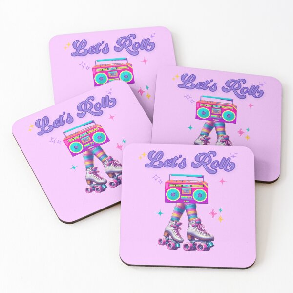 Item preview, Roller Skating Girl Birthday 80's 90's Retro Party Costume designed and sold by PopArtDesigns.