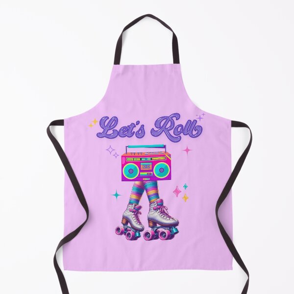 Item preview, Roller Skating Girl Birthday 80's 90's Retro Party Costume designed and sold by PopArtDesigns.