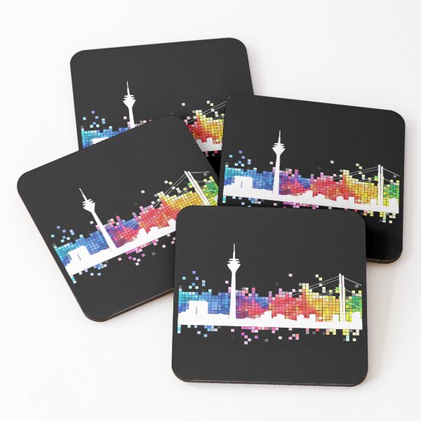 Item preview, Düsseldorf Germany city skyline television tower designed and sold by BullDesignsShop.