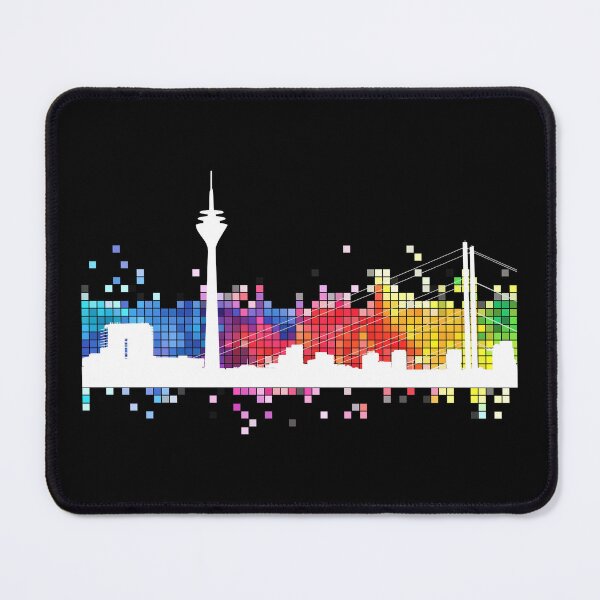 Item preview, Düsseldorf Germany city skyline television tower designed and sold by BullDesignsShop.