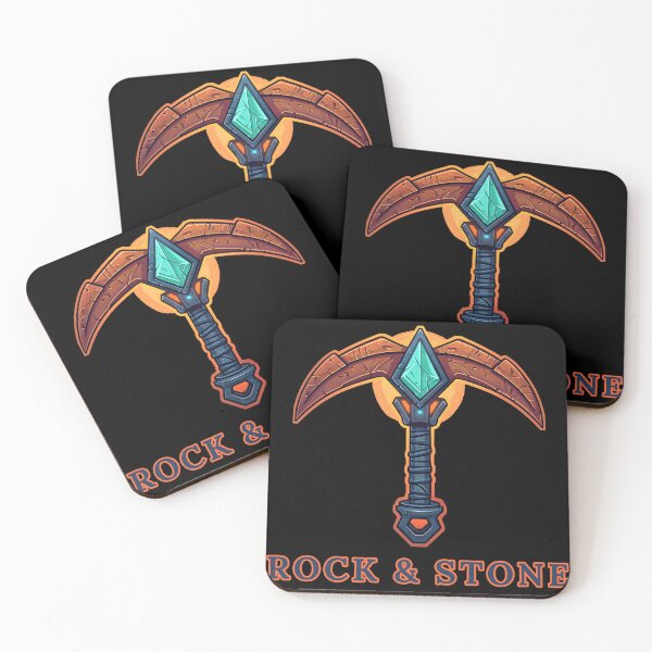 Item preview, Deep Rock Galactic Pickaxe designed and sold by Sacred-Circle.