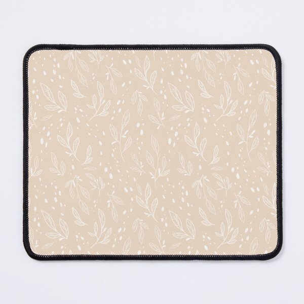 Item preview, Gentle whilte leaves - beige designed and sold by Ellen Wilberg.