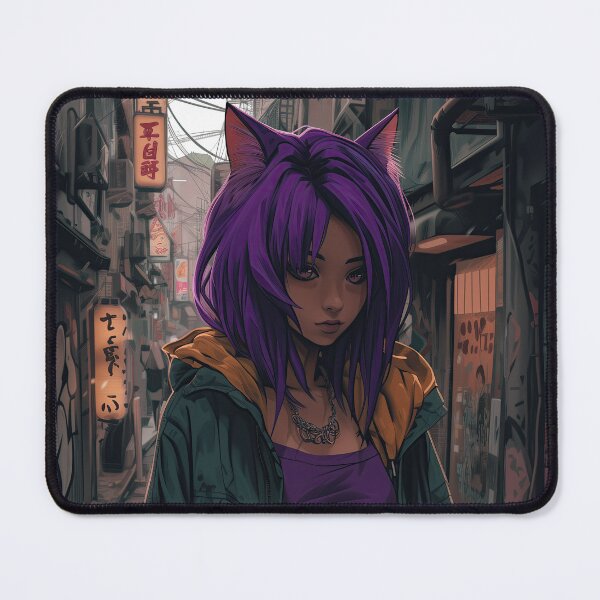 Item preview, Emo Cat Girl - Neko Girl designed and sold by smcdigitalart.