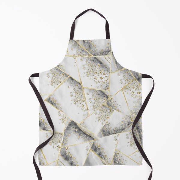 Artikelvorschau, White Agate Gold Geometric Glam #1 (Nur Foto der Folie – nicht reflektierend) entworfen und verkauft von Anita's & Bella's Art.
