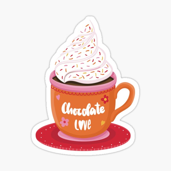 Chocolate Love Sticker