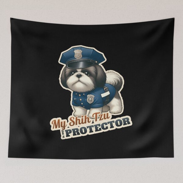 Item preview, Shih Tzu Police  designed and sold by ThisDress.