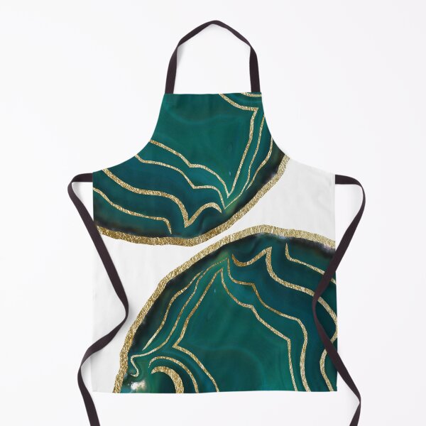 Item preview, Green Blue Agate Gold Glam #1 #gem #decor #art (Photo of Foil Only - Not Reflective) designed and sold by Anita's & Bella's Art.