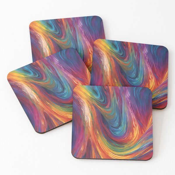 Item preview, Chromic Cascade - Abstract Colorful Cascade designed and sold by colorvisionart.