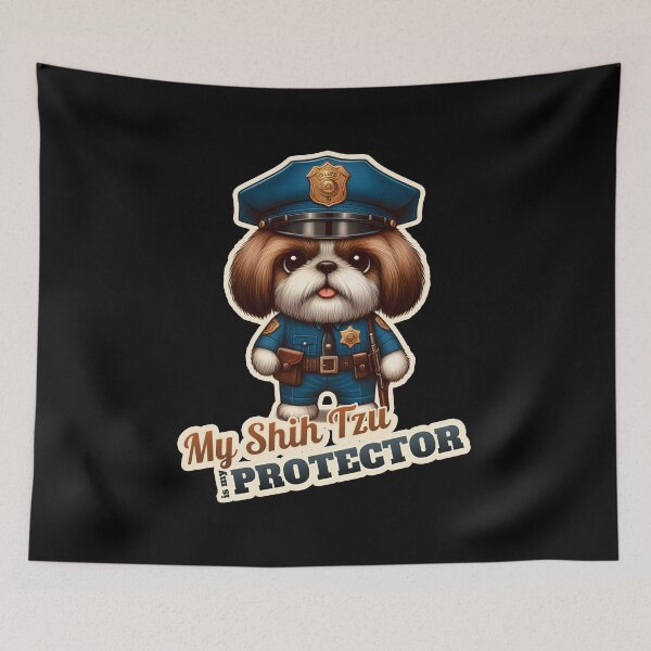 Item preview, Shih Tzu Police  designed and sold by ThisDress.