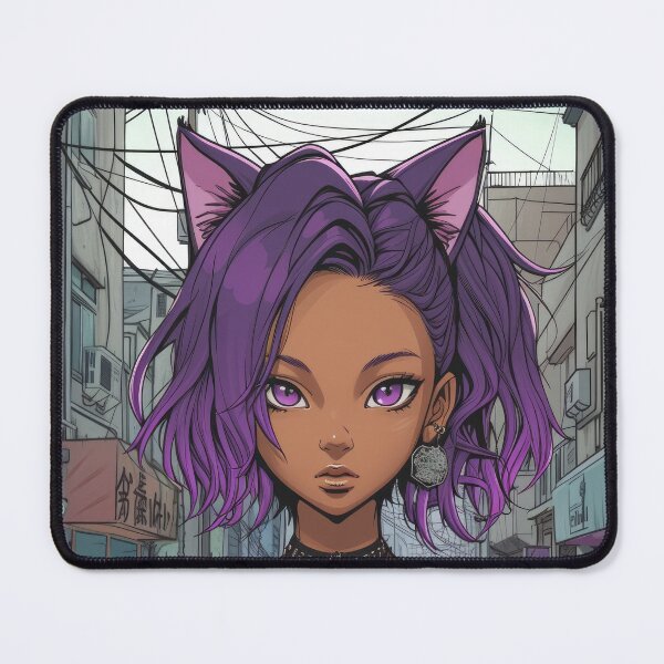 Item preview, Anime Cat Girl - Neko Girl designed and sold by smcdigitalart.