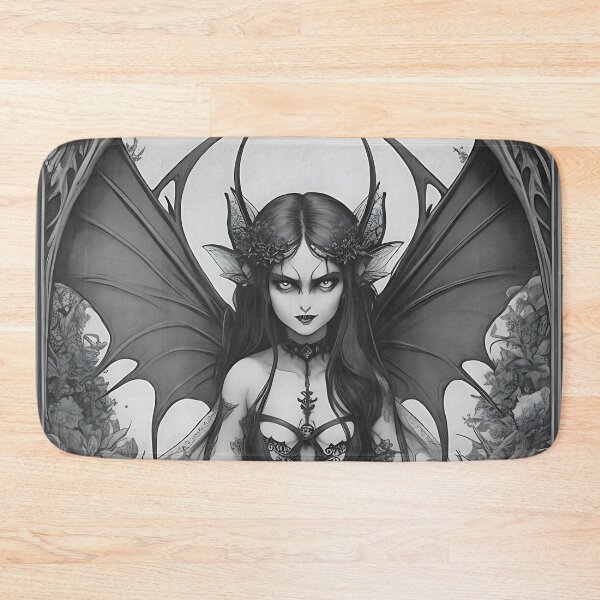 Item preview, Evil fairy with wings in the frame of mystical mythical creatures designed and sold by Frostquest.