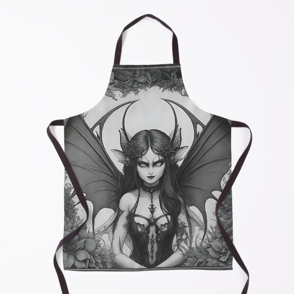 Item preview, Evil fairy with wings in the frame of mystical mythical creatures designed and sold by Frostquest.