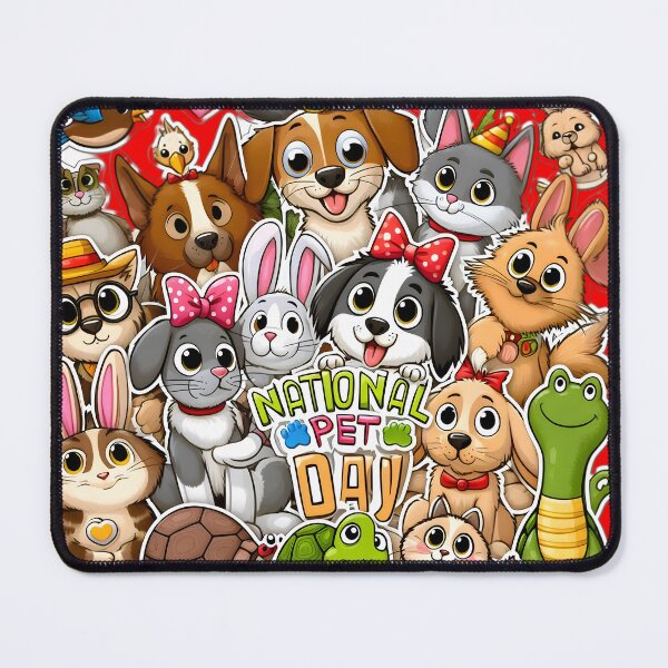 Item preview, Harmony of Hearts: National Pet Day Delight designed and sold by AI-Only Creations.