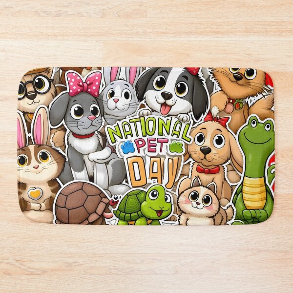 Item preview, Harmony of Hearts: National Pet Day Delight designed and sold by AI-Only Creations.