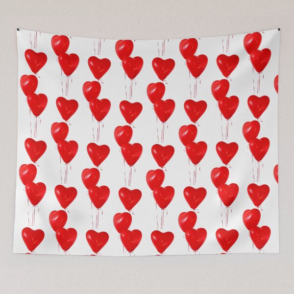 Artikelvorschau, Rote Herzballons entworfen und verkauft von AmberRoseWrites.