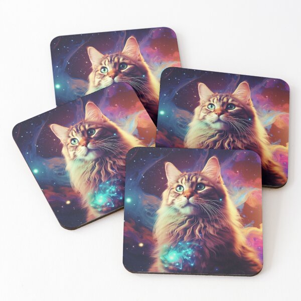 Item preview, Galacticat beauty animal pattern designed and sold by SmileshareShop.