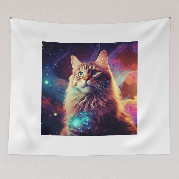 Item preview, Galacticat beauty animal pattern designed and sold by SmileshareShop.