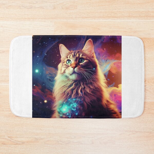 Item preview, Galacticat beauty animal pattern designed and sold by SmileshareShop.