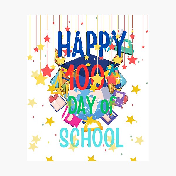 Item preview, classic, happy 100th day of school, 100 days of school for girl designed and sold by amazouz1.