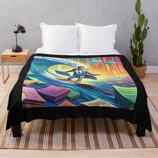 Item preview, Accountant Life, Paperwork Surfing designed and sold by AnalajiaDesigns.