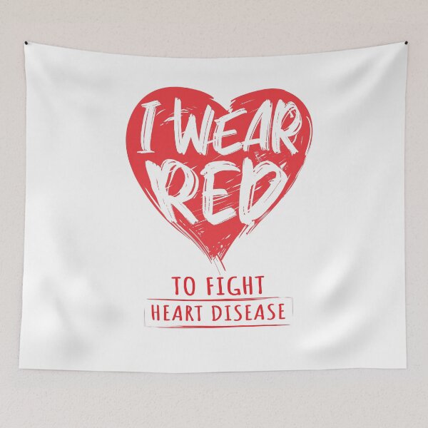 Item preview, I Wear Red to Fight Heart Disease National Awareness Red Day Wear designed and sold by TeeServes.