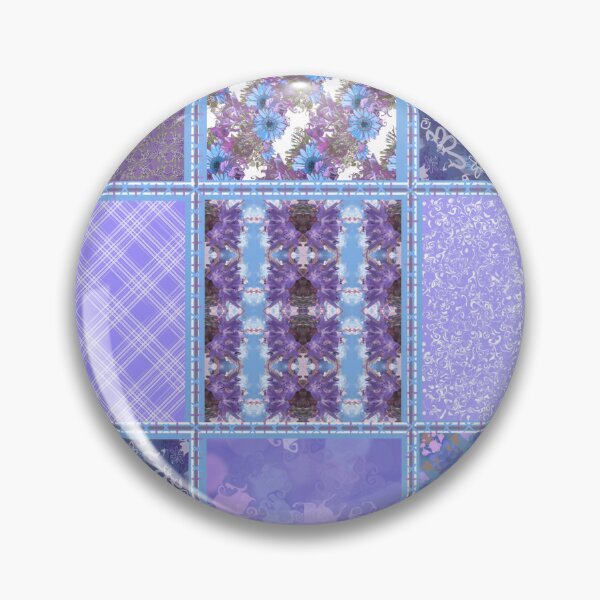 Item preview, Violet patchwork designed and sold by Flowersonstuff.