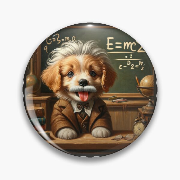 Item preview, Alwoof Einstein designed and sold by Labcoat Legends.