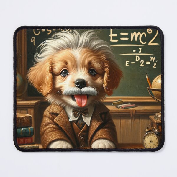 Item preview, Alwoof Einstein designed and sold by Labcoat Legends.