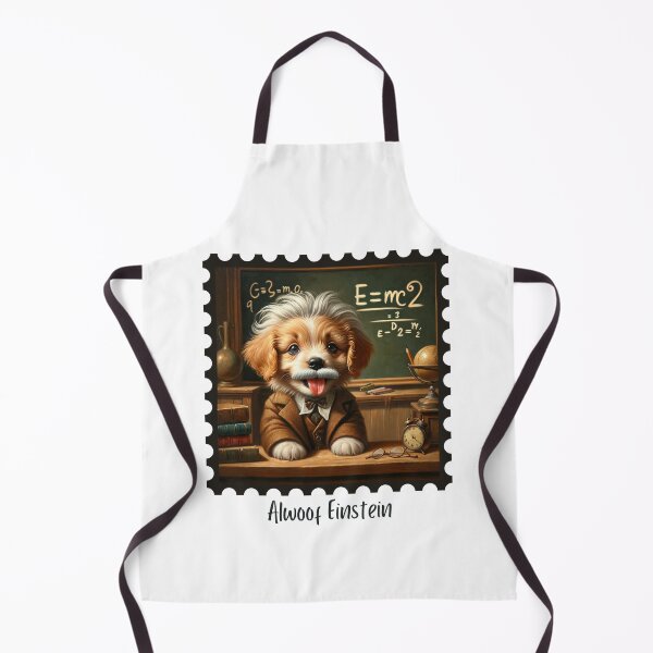 Item preview, Alwoof Einstein designed and sold by Labcoat Legends.